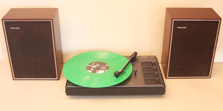 Philips 310 Platenspeler Met Philips Luidsprekers / Holland, Audio, Tv en Foto, Platenspelers, Zo goed als nieuw, Platenspeler