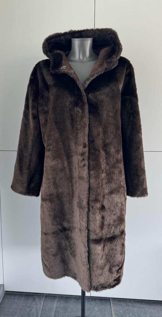 Mantel van Xandres (38), Kleding | Dames, Jassen | Winter, Zo goed als nieuw, Maat 38/40 (M), Bruin, Verzenden