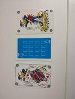 Een speelkaart joker van kbc bank kleur blauw licht, Verzamelen, Speelkaarten, Jokers en Kwartetten, Ophalen