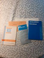 Nsu papieren, service pas, Ophalen of Verzenden