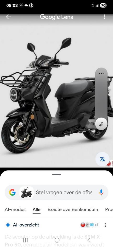 Sym X Pro 2023 alle onderdelen apart beschikbaar frame ook, Fietsen en Brommers, Brommeronderdelen | Algemeen, Zo goed als nieuw