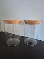 Dille&Kamille 3x voorraadpot glas 700ml, Huis en Inrichting, Ophalen of Verzenden, Nieuw, Glas, Pot, Bus of Blik