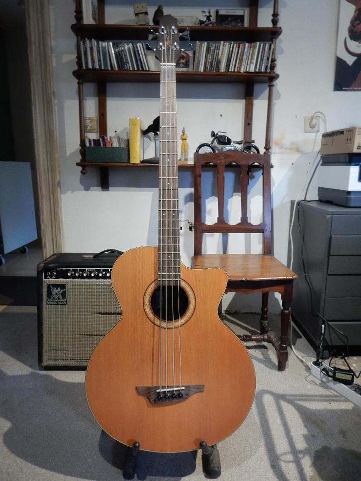 Stanford Big Sur akoestisch-elektrische basgitaar, Muziek en Instrumenten, Snaarinstrumenten | Gitaren | Bas, Zo goed als nieuw