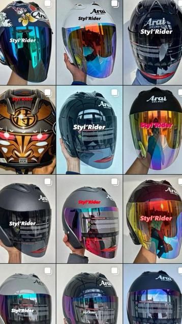 Caque Arai jamais porte neuf avec etuie et intercom dispo beschikbaar voor biedingen