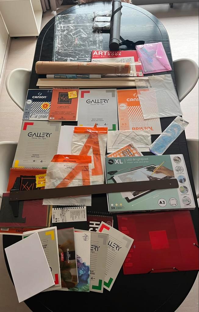(Interieur) Architectuur studenten materiaal, Hobby en Vrije tijd, Knutselen, Materiaal, Ophalen