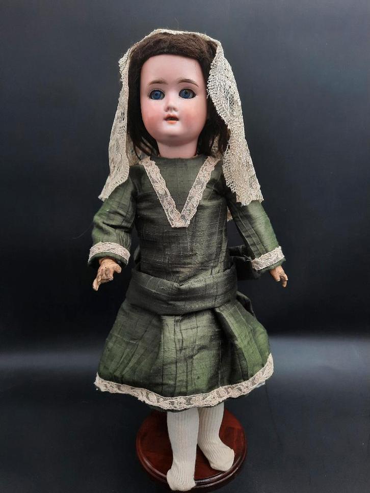 oude porseleinen pop, begin 1900, Antiek en Kunst, Antiek | Speelgoed, Ophalen of Verzenden