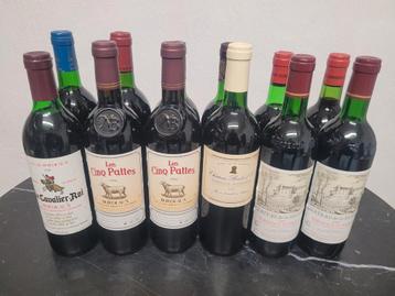 12x Bordeaux (7€/bouteille) disponible aux enchères