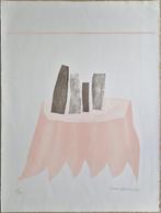 Klaas Gubbels - Lithographie en couleurs : « Table avec vase, Antiquités & Art, Art | Lithographies & Sérigraphies, Enlèvement