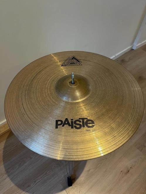 Vintage 20" Paiste 802 Ride, Muziek en Instrumenten, Drumstellen en Slagwerk, Gebruikt, Overige merken, Ophalen
