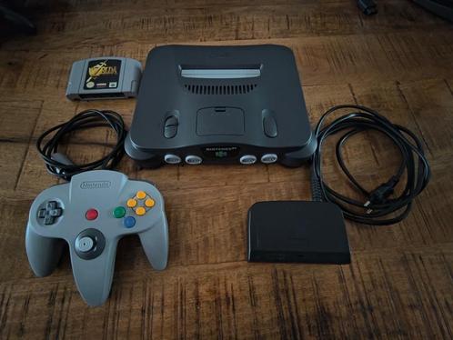 Nintendo 64, Games en Spelcomputers, Spelcomputers | Nintendo 64, Gebruikt, Met 1 controller, Met games, Ophalen of Verzenden