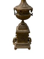 Grand Chandelier / Candélabre en Bronze à 6 Bougies du 19e s, Antiquités & Art, Enlèvement, Cuivre ou Bronze