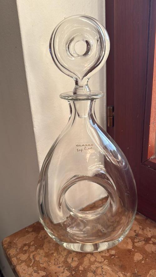 GLASAX Top Line geblazen karaf — vintage luxe, Antiek en Kunst, Antiek | Glaswerk en Kristal, Ophalen