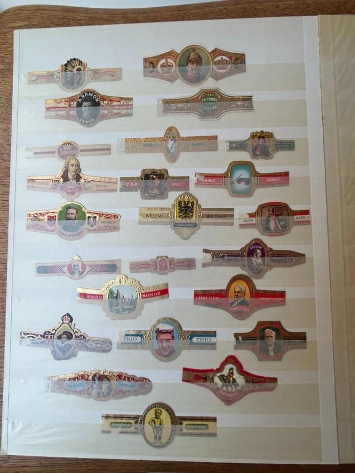 Verzameling sigarenbandjes boek 3 deel 2/2, Verzamelen, Rookartikelen, Aanstekers en Luciferdoosjes, Sigarenbandjes, Ophalen of Verzenden