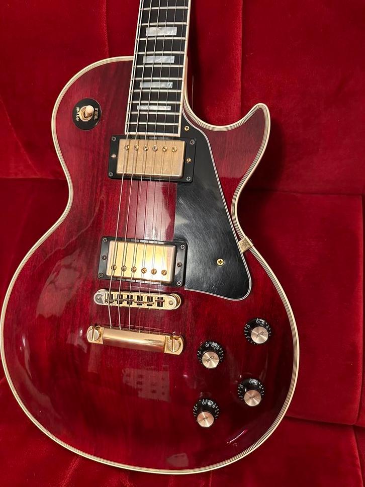 Gibson Les Paul Custom wine red 2001, Muziek en Instrumenten, Snaarinstrumenten | Gitaren | Elektrisch, Zo goed als nieuw, Gibson