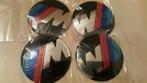 Bmw stickers/logo's blauw wit/zwart wit / m style 4 x 65 mm, Ophalen of Verzenden