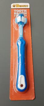 Brosse à dents pour chiens à 3 têtes., Ophalen