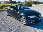 Bmw 120I cabrio Pack M, Auto's, BMW, Euro 5, Zwart, Cabriolet, Zwart