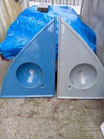 Lavabo en granit en coin 2 couleur  2 pieces, Bricolage & Construction, Comme neuf