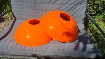 Lampes oranges années 60, Enlèvement, Utilisé, Autres matériaux, Années 60