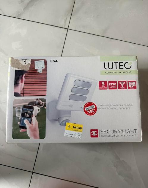 LUTEC SECURYLIGHT avec Caméra, Audio, Tv en Foto, Fotografie | Fotopapier, Zo goed als nieuw, Ophalen of Verzenden