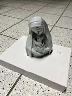 Porselein Maria beeld in wit gelakt, Antiek en Kunst, Ophalen