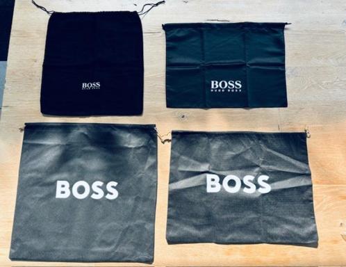 Boss – 4 zwarte opbergtassen met afsluitkoord - Nieuw!, Verzamelen, Merken en Reclamevoorwerpen, Nieuw, Gebruiksvoorwerp, Ophalen of Verzenden
