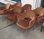 Vintage stoelen Knoll international Eero Saarinen retro, Maison & Meubles, Chaises, Brun, Enlèvement, Cinq, Six Chaises ou plus