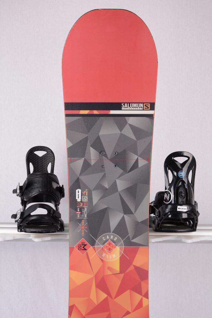 150 snowboard SALOMON WILD CARD, red, ALL terrain, Sport en Fitness, Snowboarden, Gebruikt, Board, Verzenden