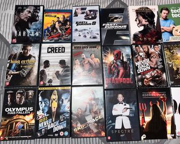 Dvd’s en bluray’s (meer dan 80 films) beschikbaar voor biedingen