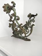 Art Nouveau Jugendstil ijzeren wandlamp lamp, Antiek en Kunst, Ophalen of Verzenden