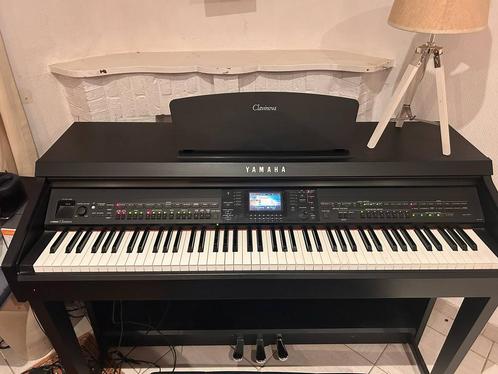 Yamaha Clavinova CVP-701 piano, Muziek en Instrumenten, Piano's, Zo goed als nieuw, Piano, Zwart, Ophalen