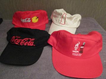 coca cola 12 verschillende petten beschikbaar voor biedingen