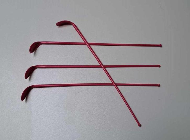 Tupperware™ Cuillère « Long Drink » x 4 - rose, Maison & Meubles, Cuisine| Tupperware, Neuf, Autres types, Violet, Envoi