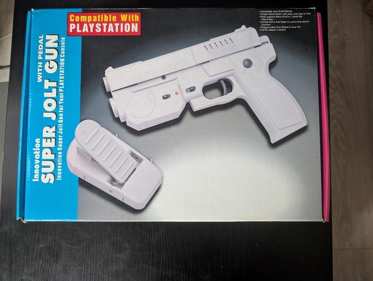 Playstation 1 (PS1) Innovation Super Jolt gun, Games en Spelcomputers, Spelcomputers | Sony Consoles | Accessoires, Zo goed als nieuw