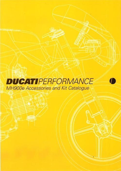 Ducati Performance MH900e Accessories and Kit Cataloque., Motoren, Handleidingen en Instructieboekjes, Ducati, Ophalen of Verzenden