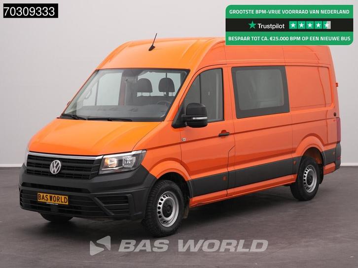 Volkswagen Crafter 140pk Dubbel Cabine L3H3 Airco Euro6 DC D, Auto's, Bestelwagens en Lichte vracht, Bedrijf, Te koop, Airconditioning