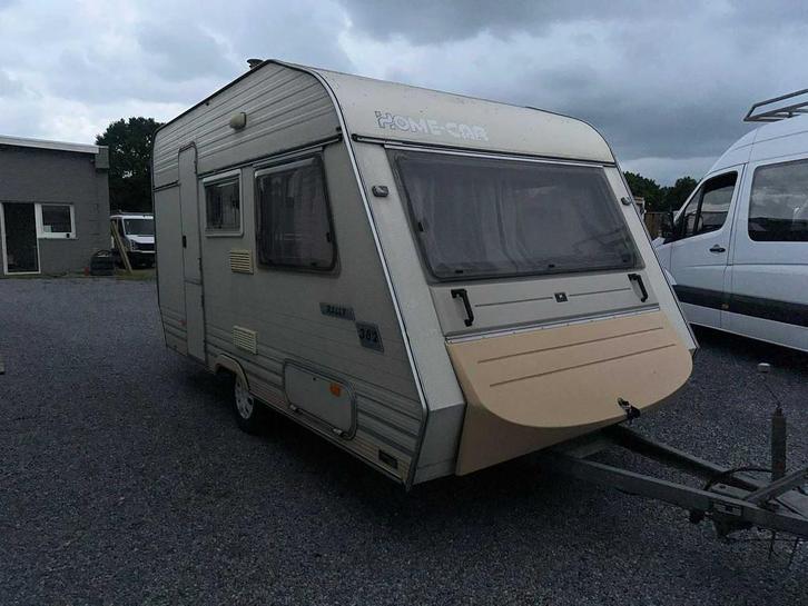 1995 Home-Car 382 K 750kg Caravan, Caravans en Kamperen, Caravans, Bedrijf, Home-car