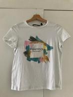 Wit t-shirt met opdruk, Vero Moda, maat XS, Ophalen, Vero Moda, Wit, Korte mouw