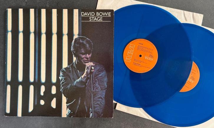 DAVID BOWIE - Stage ( 2LP; NMINT; blauw vinyl ), Cd's en Dvd's, Vinyl | Rock, Zo goed als nieuw, Poprock, 12 inch, Verzenden