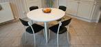 Keukentafel en 4 stoelen, Ophalen, Zo goed als nieuw
