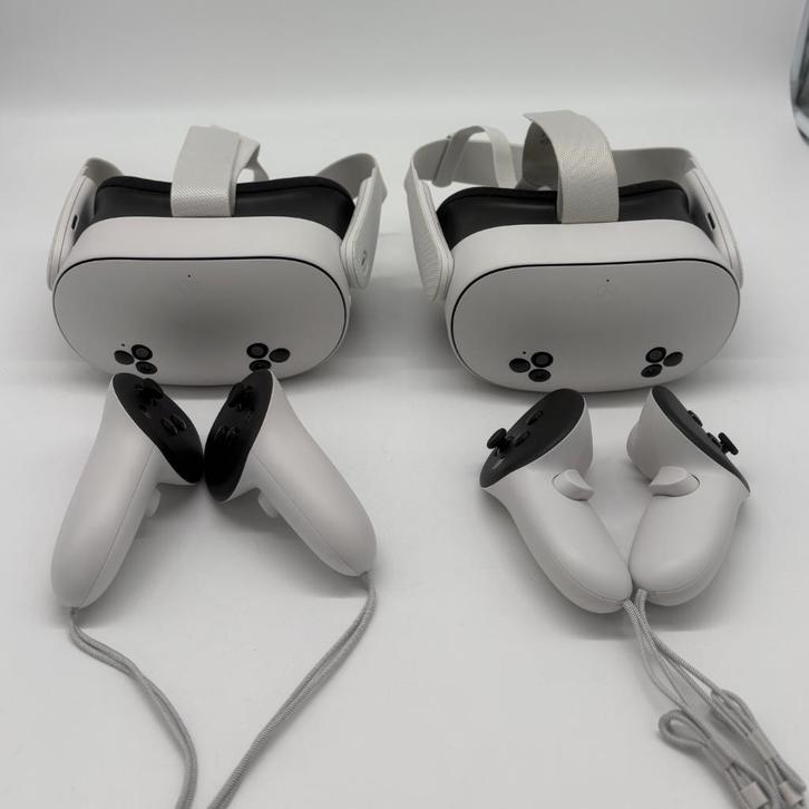 Meta Quest 3s | 128GB | Compleet met controllers, Games en Spelcomputers, Virtual Reality, Telefoon, Ophalen of Verzenden