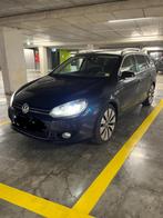 Vw golf 6 variant, Auto's, Euro 5, Zwart, Zwart, Leder