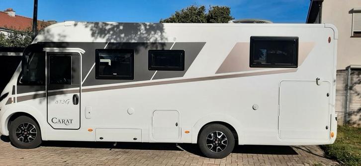 Mobilhome mc louis carat 873g., Caravans en Kamperen, Mobilhomes, Particulier, Fiat, Fiat, Automaat, Afzuigkap, Douche, TV, Luifel
