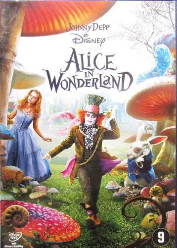 DVD DISNEY- ALICE IN WONDERLAND (JOHNNY DEPP), Tous les âges, Enlèvement ou Envoi, Comme neuf, Comédie d'action