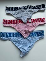 Set EA Microfiber Thong, Verzenden, Overige kleuren, Emporio Armani, Slip