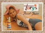Tory's Fruit Juice oude reclame, Verzamelen, Ophalen of Verzenden, Zo goed als nieuw