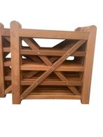 Houten weidepoorten, geimpregneerd, hardhout,...