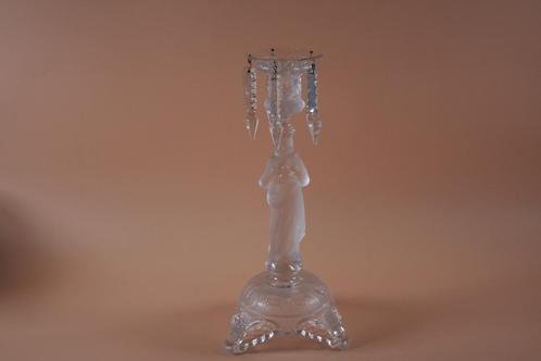 Val Saint Lambert Heilig Hart kandelaar, Antiek en Kunst, Antiek | Glaswerk en Kristal, Ophalen of Verzenden