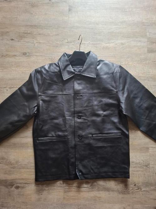 Herenjack van imitatieleer, maat L, Kleding | Heren, Jassen | Winter, Nieuw, Maat 52/54 (L), Zwart, Ophalen of Verzenden