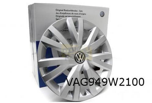 Volkswagen wieldekselset (4x) 16" (YTI zilver) Origineel! 5G, Auto diversen, Wieldoppen, Nieuw, Verzenden